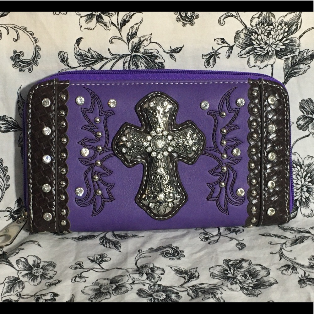 Western and bling themed wallet